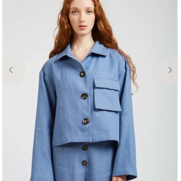 Paloma Wool Apollonia Jacket Soft Blue Size 36/US4 - Picture 4 of 15